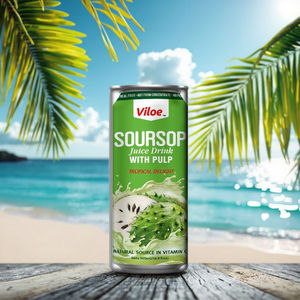Suco De Graviola Com Bebida De Polpa Preço De Atacado 500ml Alu Can NFC Suco De Frutas Do Vietnã Bebidas ISO GMP Certified OEM - Product Image 5