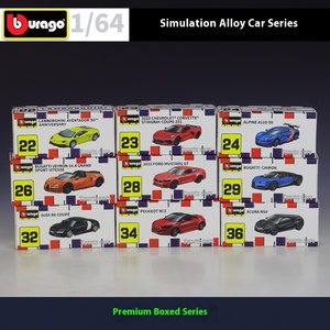 Bburago 1:64 R8 GT2RS Bug-gati Chiron <span class=keywords><strong>Alpine</strong></span> G classe alliage modèle de voiture moulé sous pression véhicule poche voiture Collection jouet pour cadeaux - Product Image 4