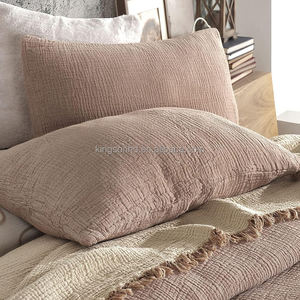 <span class=keywords><strong>Taie</strong></span> d'<span class=keywords><strong>oreiller</strong></span> en <span class=keywords><strong>gaze</strong></span> <span class=keywords><strong>de</strong></span> <span class=keywords><strong>coton</strong></span> <span class=keywords><strong>de</strong></span> couleur unie en mousseline, <span class=keywords><strong>taie</strong></span> d'<span class=keywords><strong>oreiller</strong></span> 4 couches douce, légère et respirante pour toutes les saisons. - Product Image 5