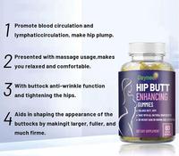 Big Hip and Butt Enargamiento Gummies Oem Odm Butt and Hip Big Products para Sexy