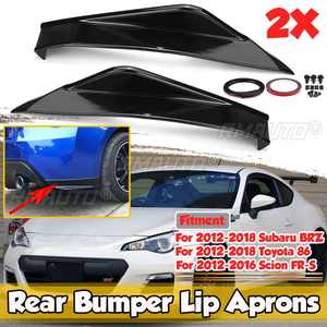 <b>For</b> Subaru BRZ <b>Car</b> Rear Bumper Lip STi TS Style <b>Diffuser</b> Splitter Side Aprons Canard Guard Body Kit <b>for</b> Toyota 86 Scion FR-S - Product Image 1