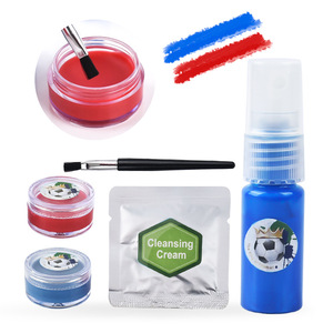 Pittura per il viso personalizzabile per il calcio, lavabile, prodotto per l'intrattenimento sportivo per i tifosi messicani, pittura per carnevale transfrontaliera - Product Image 1