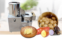 Máquina Comercial Automática para Lavar, Pelar y Cortar Verduras y Frutas, Rebanadora y Peladora de Patatas, Zanahorias, Jengibre y Repollo