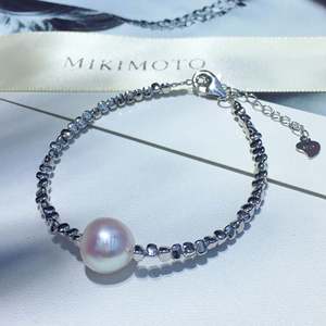 Ensemble collier et bracelet WENCHI en argent sterling S925 avec perles baroques d'eau douce, beauté nacrée, 450g - Product Image 5