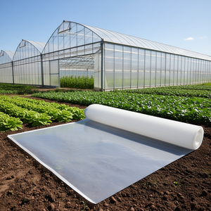 Film de serre en plastique transparent 16 x 25 pieds 6 mil résistant aux UV, matériau de couverture pour serre agricole grande taille - Product Image 2