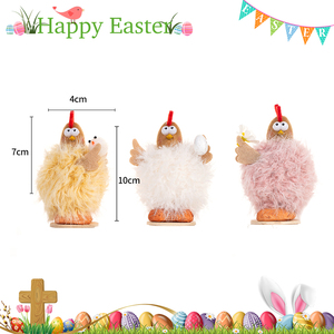 Juguetes de animales de fieltro de feliz Pascua personalizados lindo <span class=keywords><strong>pollito</strong></span> de peluche para juegos de niños y regalos decorativos - Product Image 2