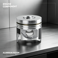 New High Wear Resistance Diesel Engine Repair Piston Parts 8-97331643-0 Aluminum Alloy for ISUZU 4HL1 Commercial Vehicle Engine