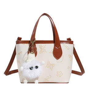 กระเป๋าถือสะพายไหล่ผู้หญิงแฟชั่นใหม่ ขนาดใหญ่ คุณภาพดี สำหรับฤดูใบไม้ผลิ แบบมีซิปเดียว ลายปั๊มนูน - Product Image 5