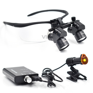 Lunettes grossissantes dentaires Wemeile 5x40mm avec lumière LED pour usage dentaire - Product Image 1