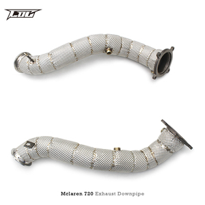 Tuyau de descente à débit libre STOCK OEM pour <span class=keywords><strong>Mclaren</strong></span> <span class=keywords><strong>720S</strong></span> 4.0T 2018-2022 tuyau de descente de bouclier thermique tuyaux d'échappement de voiture de sport en-tête d'échappement - Product Image 2