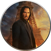 Design gratuit personnalisé John Wick Collection Cosplay personnage métal Souvenir pièce