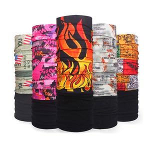 Diseño libre Unisex frío al aire libre Durag cuello calentador polaina sin costuras Bandana pasamontañas diademas - Product Image 6