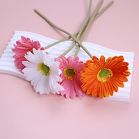 Bunga Buatan PU Gerbera Daisies Dekorasi Pernikahan Alat Peraga Foto Gerbera Simulasi Gerbera Kecil