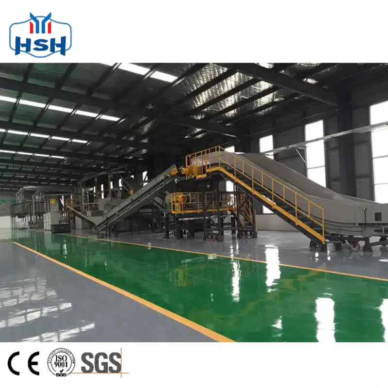 Granulated rubber production line tyre recycling