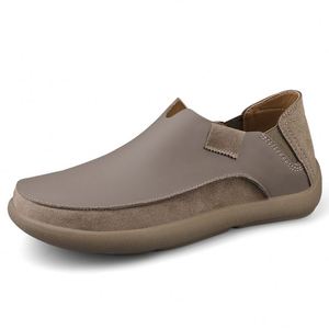 Mocassins de conduite vintage en cuir pleine fleur pour homme – Chaussures plates rétro en cuir pour homme - Product Image 3