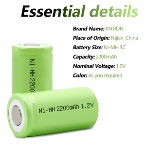 JINTION NIMH <span class=keywords><strong>SC</strong></span> <span class=keywords><strong>2200MAH</strong></span> 1.2V nimh充電式バッテリーNi-mhバッテリーデジタル製品用 - Product Image 3