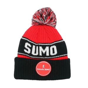 Badge Colors Stripe Beanies Soft Acrylic Knit Hats Cuffed Bobble Beanie Cap Winter Outdoor SKI Beanie Hat for Men Women - Product Image 2