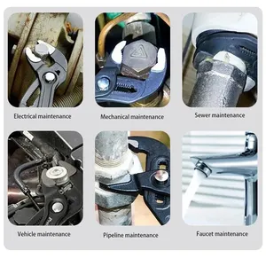 Pince à bec rapide réglable de <span class=keywords><strong>7</strong></span>, 10 et 12 pouces, pince à bec universelle pour la plomberie, pince pour pompe à eau pour les travaux de plomberie - Product Image 5
