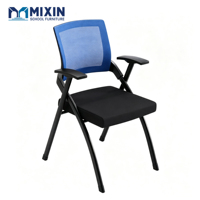 Chaises de bureau ergonomiques pivotantes modernes en maille respirante, hauteur réglable - Utilisation scolaire et de bureau, mobilier de poste de travail écologique
