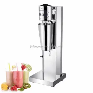 Milk shake yapma makinesi bağımsız çift milli içecek mikseri/Milkshake makinesi ticari