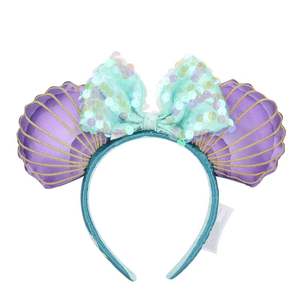 Zeemeermin Muis Oren Hoofdband voor Vrouwen Attractieparken Mickey Haarband Volwassene/Kind Leer Pluche Pailletten Cosplay Meisjes Accessoires - Product Image 4