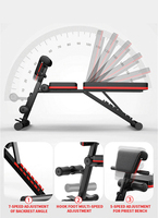 Banc de musculation pliable moderne de haute qualité, écologique, avec chaise de fitness réglable pour usage commercial