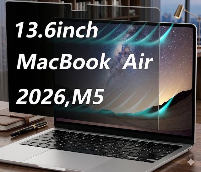Magnetic Privacy Screen Protector For MacBook Air 2026 13.6 Inch M5 Removable Laptop Anti-SPY Soft PET