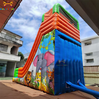 Nouveau style 2022 : Parc de trampolines gonflables en PVC pour enfants, thème animalier orange, éducatif et amusant, idéal pour les centres commerciaux