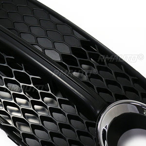 Grille de pare-chocs avant en nid d'abeille avec cadre de phare antibrouillard pour Audi Q5 S-Line Sport Style 2009 2010 2011 2012 Accessoires automobiles - Product Image 6