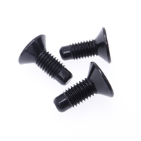 Usine personnalisée M3 M4 M5 M6 sus304 tête à six pans creux plat fraisé Torx fendu noir boulon Allen vis à métaux