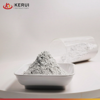 Fours à ciment KERUI Ciment réfractaire auto coulant CA50 CA70 CA80 Réfractaire non façonné coulable