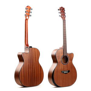 Fornecedor de Guitarra Acústica LS-550 de <span class=keywords><strong>40</strong></span> Polegadas com Qualidade Confiável, Todo em Sapele com Apoio de Braço - Product Image 2