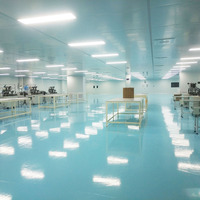 Le Cleanroom modulaire Iso7 nettoient le toit modulaire de panneaux "sandwich" de Pharma sans poussière