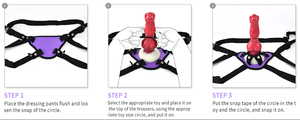 Dildo Realistico con Cinturino da 9,64 Pollici Esperienza Realistica Artificiale Cintura di Castità per Donne - Product Image 2