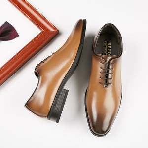 Zapatos de Cuero Transpirables e Impermeables de Diseño de Lujo para Hombre, Estilo Británico, Suela Oxford Blanca, Puntiagudos, Casuales y Formales - Product Image 2