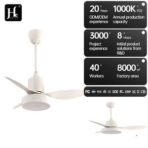 Contemporary Minimalist Style Multicolor Optional Wall Control 3 ABS Blades <b>LED</b> AC Motor 6-Speed Dimmable <b>Ceiling</b> <b>Fan</b> Light - Product Image 5