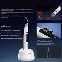 Stylo endodontique électrique sans fil à LED pour gutta-percha avec 5 embouts d'aiguilles d'irrigation endodontique, équipement dentaire rechargeable