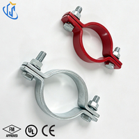Ensemble de colliers de serrage pour tuyaux UTT60, charge maximale de 4050 lb pour la suspension de tuyaux industriels lourds