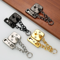 Meubles modernes sans clé porte coulissante chaîne boulon serrure sécurité garde loquet pour chambre maison hôtel
