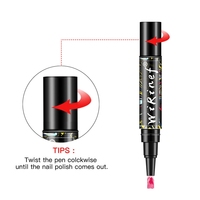 Stylo de vernis gel 5 ml ODM OEM à appliquer par torsion, 16 couleurs, gel à ongles en une étape, stylo de manucure UV et LED avec pinceau