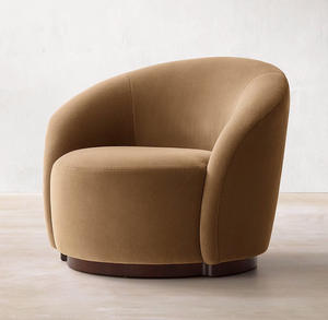 <span class=keywords><strong>Sofa</strong></span> Kayu Solid Cloud <span class=keywords><strong>Couch</strong></span>, Kursi Panjang Seksional, Desain Lengkung Sederhana untuk Ruang Tamu dan Kamar Tidur - Product Image 5