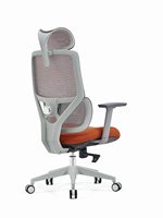 Chaise de bureau ergonomique au design moderne, appui-tête réglable, matériau en maille confortable, base en acier, accoudoirs réglables, fonction de levage