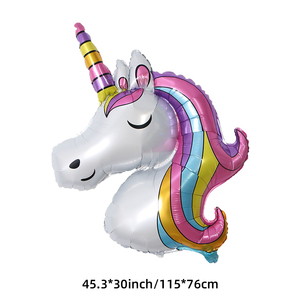 Globos <span class=keywords><strong>de</strong></span> Aluminio Ecológicos con Caras <span class=keywords><strong>de</strong></span> Animales Únicas <span class=keywords><strong>para</strong></span> Decoraciones <span class=keywords><strong>de</strong></span> <span class=keywords><strong>Cumpleaños</strong></span> o Bodas <span class=keywords><strong>para</strong></span> <span class=keywords><strong>Adultos</strong></span>, Unicornio Grande - Product Image 4