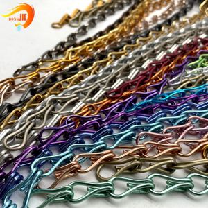 Customized Exquisite Colorful Decorative Metal Curtain Anti-corrosion Stainless Steel Double Hook <strong>Chain</strong> <strong>Net</strong> - Product Image 6