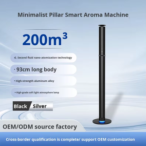 Luxury Hotel Lobby Column Aroma Machine Smart <strong>Minimalist</strong> Design With Soft Light Bluetooth APP Control Aroma <strong>Diffuser</strong> - Product Image 2