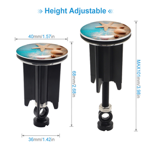 Guida 1380074d02 nhà sản xuất phòng tắm Chrome mạ ABS + Brass bồn rửa drainer chất thải Top rửa lọc bồn rửa phích cắm - Product Image 5