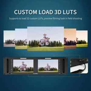 Alto brillo D71 7 "3RU 4K HDMI Rack Monitor 1920x1200IPS Industrial Server Room Factory Direct - Product Image 3