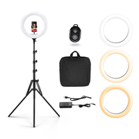 Anneau lumineux LED pour Selfie, avec trépied, support pour téléphone, maquillage, prix d'usine