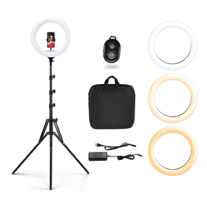 Anneau lumineux LED pour <span class=keywords><strong>Selfie</strong></span>, avec trépied, support pour téléphone, maquillage, <span class=keywords><strong>prix</strong></span> d'usine - Product Image 4