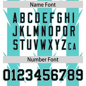 Custom <b>White</b> Bright Green Personalized Razr Stripe Graffiti Pattern Flag <b>Football</b> Jersey - Product Image 4